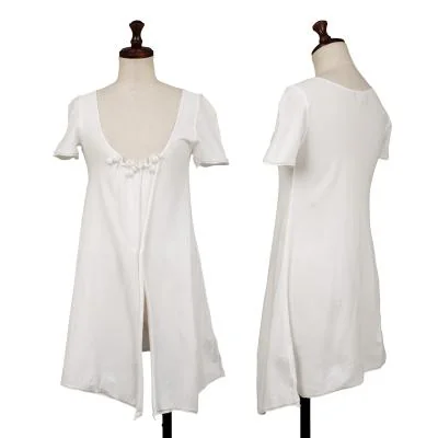EMPORIO ARMANI Cotton Front Wrap Short Sleeve Tunic