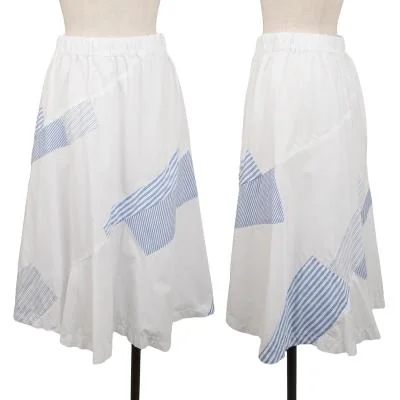 COMME des GARCONS Striped Paste Skirt
