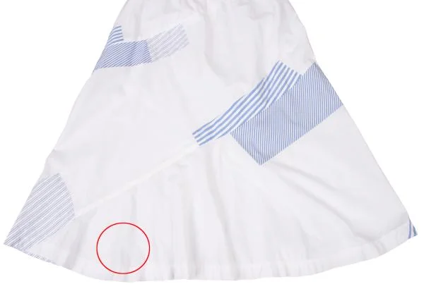 COMME des GARCONS Striped Paste Skirt K-138763_007