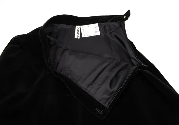 COMME des GARCONS Braid Taping Velor Skirt K-138771_006