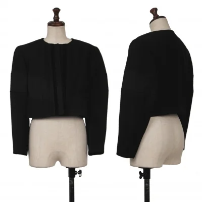 COMME des GARCONS Braid Taping Wool Knit Jacket