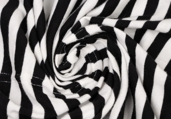コムデギャルソン　シルク100% 大判ストール コムデギャルソンCOMME des GARCONS メッセージプリントストライプ大判