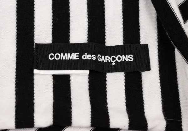 コムデギャルソンコムデギャルソン　ストール コムデギャルソンCOMME des GARCONS メッセージプリントストライプ大判