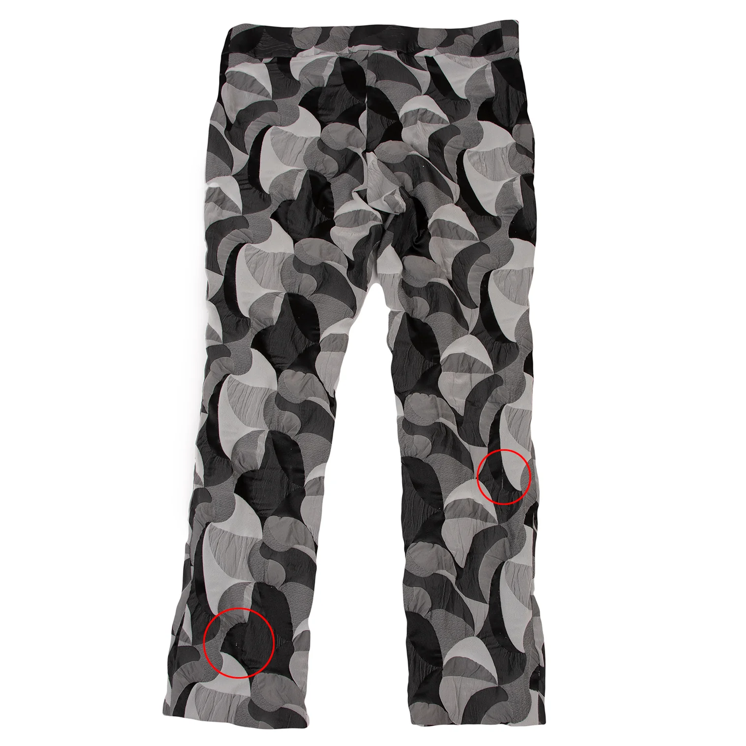 ISSEY MIYAKE FETE 総柄パンツ タグ付き 美品　古着 ISSEY MIYAKE - ISSEY MIYAKE イッセイミヤケ 銀タグ 総柄パンツ