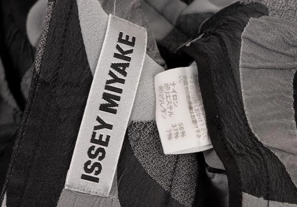 ISSEY MIYAKE Geometric Pattern Design Pants K-138816_020