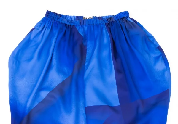 ISSEY MIYAKE Printed Hem Button Cropped Pants K-138818_002
