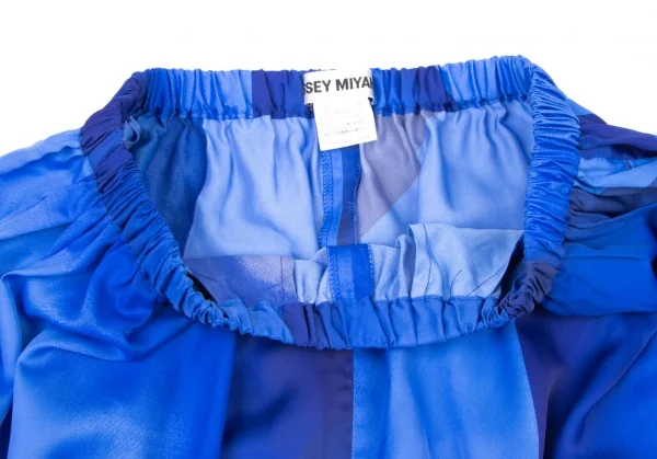 ISSEY MIYAKE Printed Hem Button Cropped Pants K-138818_003