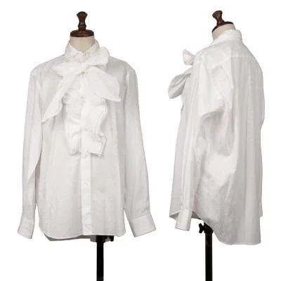 JUNYA WATANABE Paisley Jacquard Ribbon Design Shirt