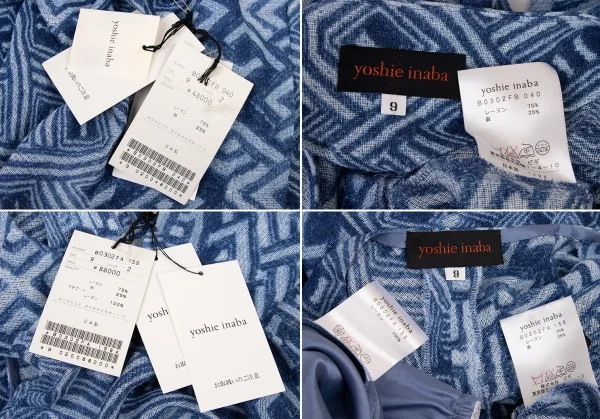 YOSHIE INABA Rayon Linen jacket & Dress K-138909_020