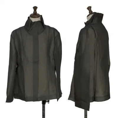 YOSHIE INABA Silk See-through Zip Jacket