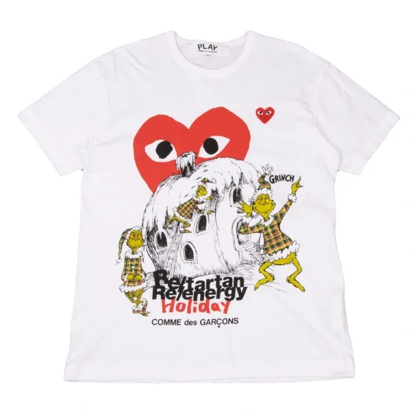 コムデギャルソンプレイ T-shirt クリスマス限定 プレイ コムデギャルソンPLAY COMME des GARCONS GRINCH