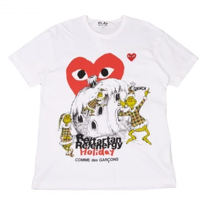 PLAY COMME des GARCONS GRINCH Christmas Exclusive T-shirt