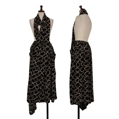 COMME des GARCONS Circle Printed Loop See-through Skirt