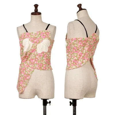 COMME des GARCONS Floral Embroidery Camisole