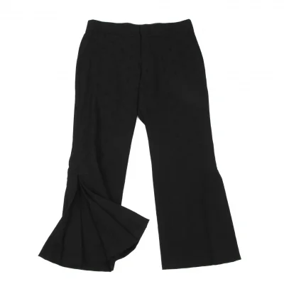 COMME des GARCONS Emblem Jacquard Hem Pleats Pants