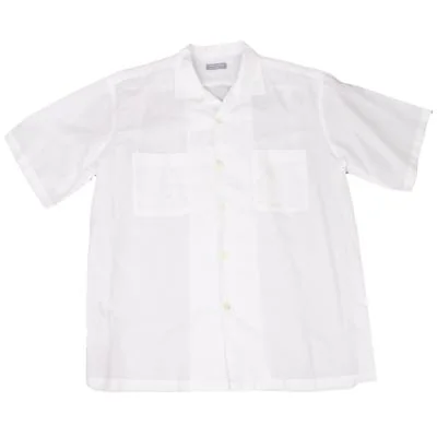 COMME des GARCONS HOMME Cotton Linen Open Collar Shirt