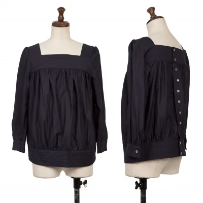 La Periode yoshie inaba Back Button Striped Blouse
