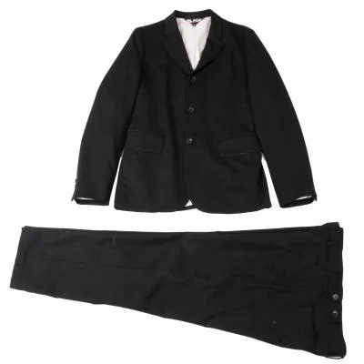 BLACK COMME des GARCONS Wool Jacket & Pants