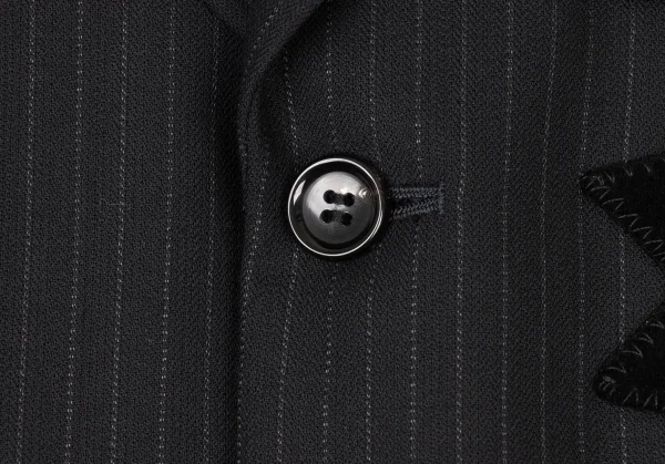 COMME des GARCONS HOMME PLUS Velours patched Striped Jacket K-139116_004