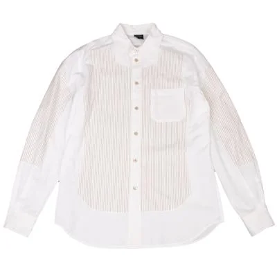 Jean Paul GAULTIER HOMME Striped Switching Shirt