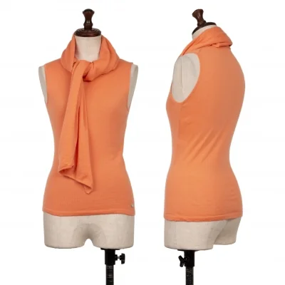 Salvatore Ferragamo Stole Design Cashmere Sleeveless Shirt