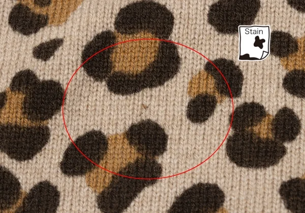 yoshie inaba Wool Cashmere Leopard Knit Dress K-139166_009