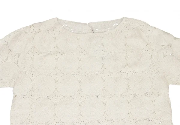 YOSHIE INABA Geometric Lace T Shirt K-139171_003