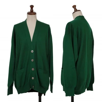 YOSHIE INABA Cashmere Blend Wool Knit Cardigan