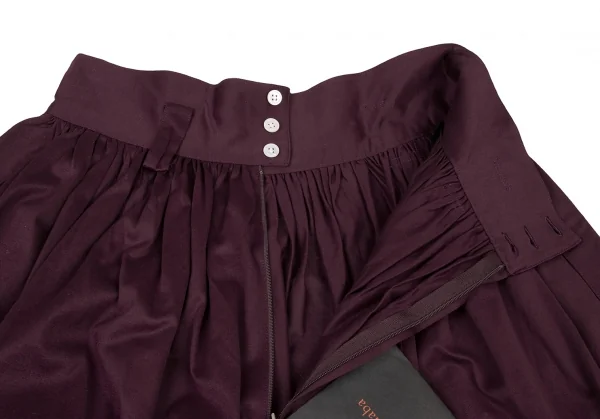 YOSHIE INABA Cotton Waist Gather Skirt K-139181_010