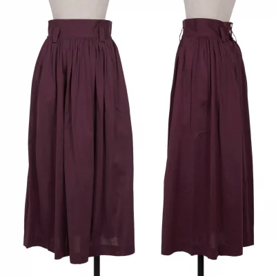 YOSHIE INABA Cotton Waist Gather Skirt