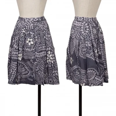 marimekko Printed Front Button Skirt