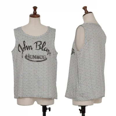 zucca Cotton Printed Sleeveless Shirt