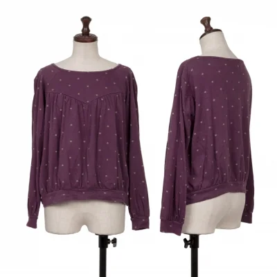 UNDERCOVER Dot Raglan Sleeve Top