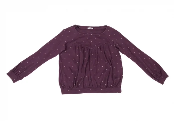 UNDERCOVER Dot Raglan Sleeve Top K-139209_002