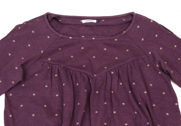 UNDERCOVER Dot Raglan Sleeve Top K-139209_003