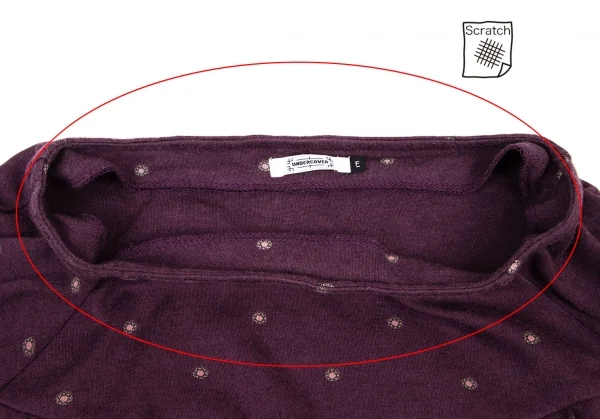 UNDERCOVER Dot Raglan Sleeve Top K-139209_005