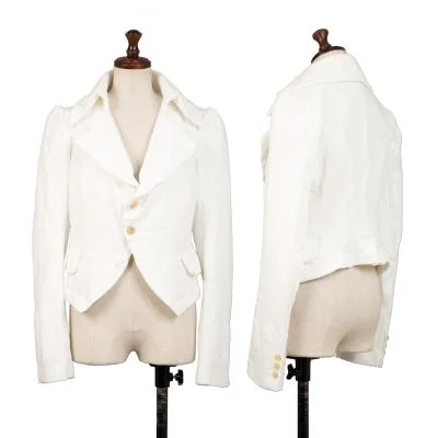 COMME des GARCONS Wrinkled Puff Sleeve Short Jacket