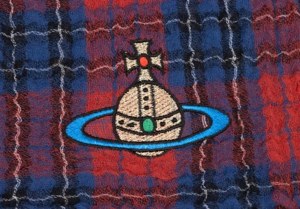 Vivienne Westwood ヴィヴィアンウエストウッドオーブ刺繍マフラー ヴィヴィアンウエストウッド マフラー レディース メンズ オーブ