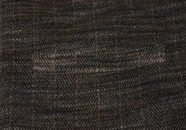 アーペーセーA.P.C. マルチ柄織りウールコート 茶グレー黒S K-139223_010