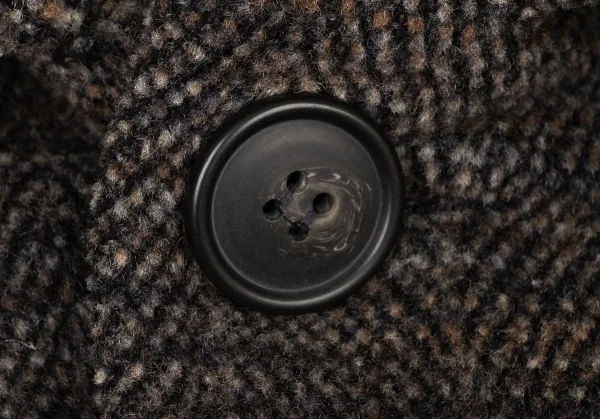アーペーセーA.P.C. マルチ柄織りウールコート 茶グレー黒S K-139223_005