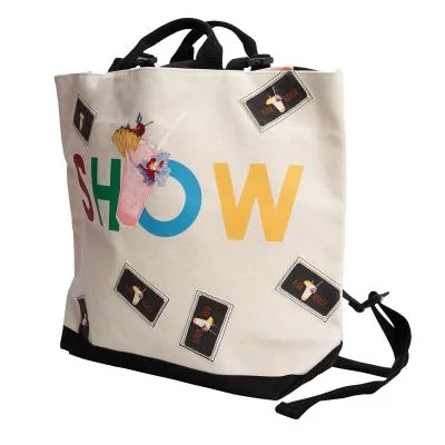 PINK HOUSE Printed Canvas 2way Bag