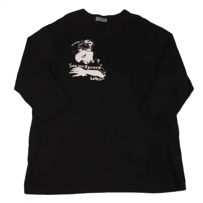 Yohji Yamamoto POUR HOMME Printed Loose Fit T Shirt