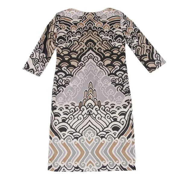 LEONARD Silk Stretch Dress K-139296_009