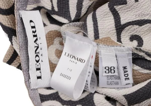 LEONARD Silk Stretch Dress K-139296_013