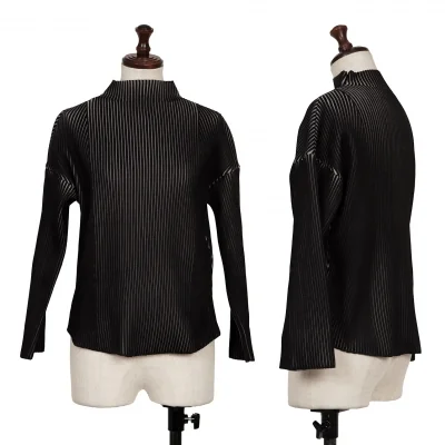 HIROKO KOSHINO Bi-color Rib Knit Sweater