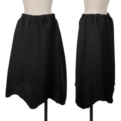 ISSEY MIYAKE 3D Steam Stretch Wavy Skirt