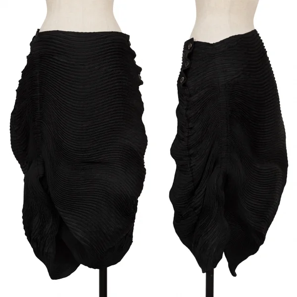イッセイミヤケISSEY MIYAKE 3Dスチームストレッチプリーツ切替