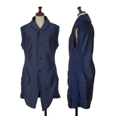 ISSEY MIYAKE 3D Steam Stretch Sleeveless Long Jacket