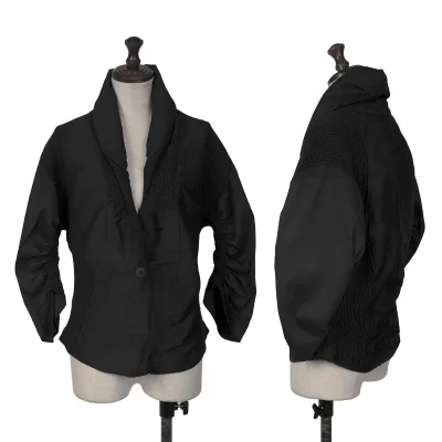 ISSEY MIYAKE 3D Steam Stretch Pleats Switching Jacket