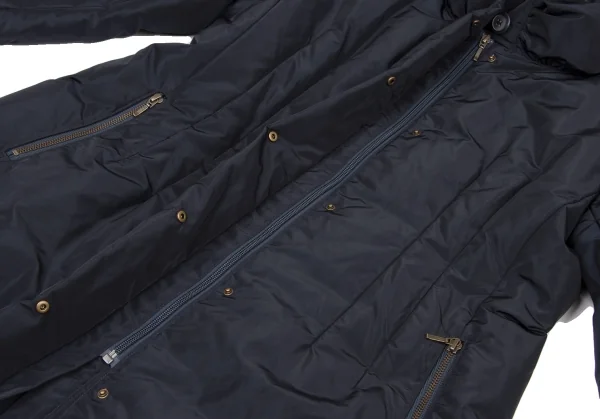 HIROKO KOSHINO Turtleneck Zip Pocket Down Coat K-139321_010